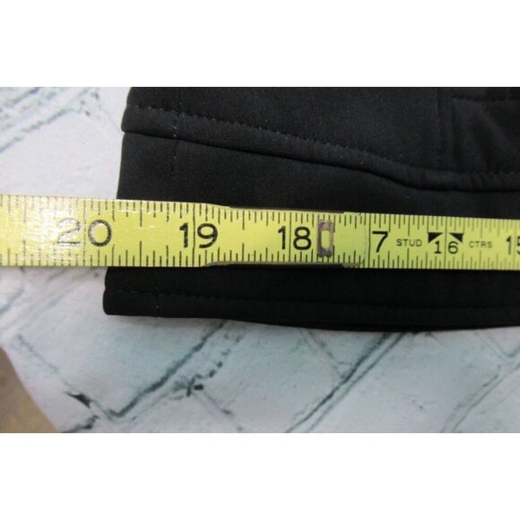 Alpha Chi Omega Kansas K State KSU Wildcats Black Soft Shell Jacket Size M Zip - Picture 8 of 9